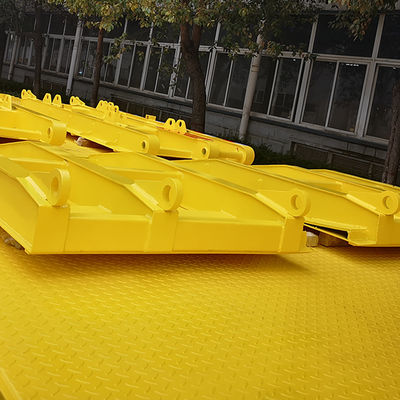 CIMC HUAJUN 3 Axle Low Bed Semi-Bed Trailer 트럭 트레일러 장비 운송 수압 승강기 낮은 소년 트레일러 Fuwa Axle Heavy Duty