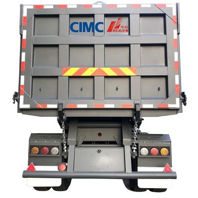 CIMC HUAJUN 40 톤 3 축 다 축 수압 덤프 티퍼 트레일러