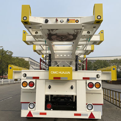 CIMC HUAJUN WABCO 가치 1540 스켈레톤 컨테이너 20ft 40ft 컨테이너에 반 트레일러