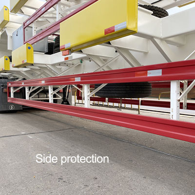 CIMC HUAJUN WABCO 가치 1540 스켈레톤 컨테이너 20ft 40ft 컨테이너에 반 트레일러
