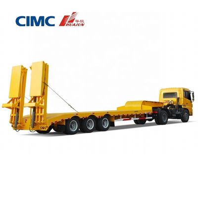 CIMC HUAJUN 70T 트럭 트레일러용 삼자동 하강 반착장