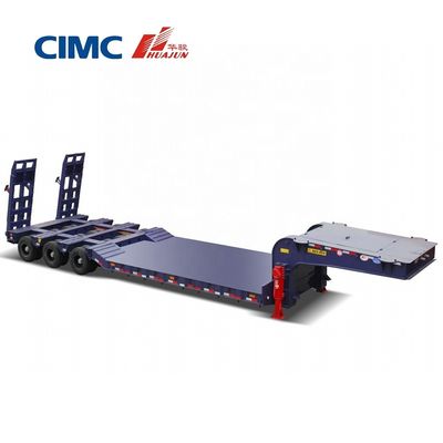 CIMC HUAJUN 70T 트럭 트레일러용 삼자동 하강 반착장