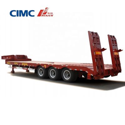 CIMC HUAJUN 70T 트럭 트레일러용 삼자동 하강 반착장