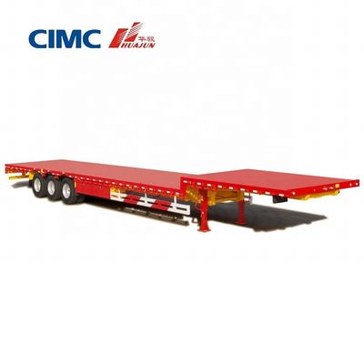 CIMC HUAJUN 70T 트럭 트레일러용 삼자동 하강 반착장