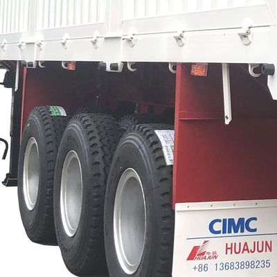 운송 석탄 화물 높은 측면 벽 CIMC HUAJUN 가축 운송을 위한 화물 트레일러