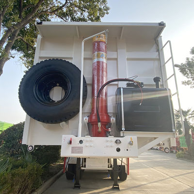 CIMC 13000*2550mm 전면 승강기 튀기 트레일러 튀기 덤퍼 반 트레일러 오일 실린더