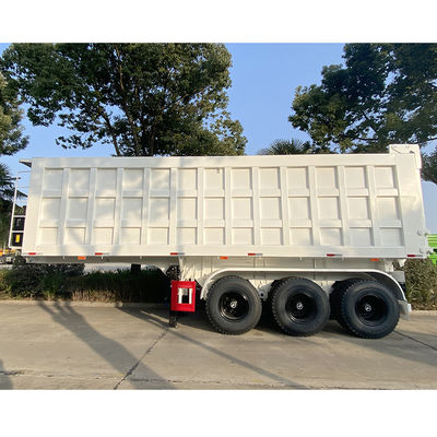 CIMC 13000*2550mm 전면 승강기 튀기 트레일러 튀기 덤퍼 반 트레일러 오일 실린더