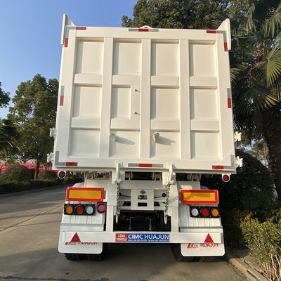 CIMC 13000*2550mm 전면 승강기 튀기 트레일러 튀기 덤퍼 반 트레일러 오일 실린더