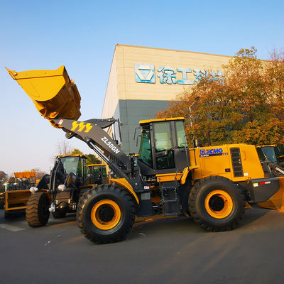 6500kg 운영 무게 LW600KN 휠 로더 상단 수압 실린더와 로켓 버킷