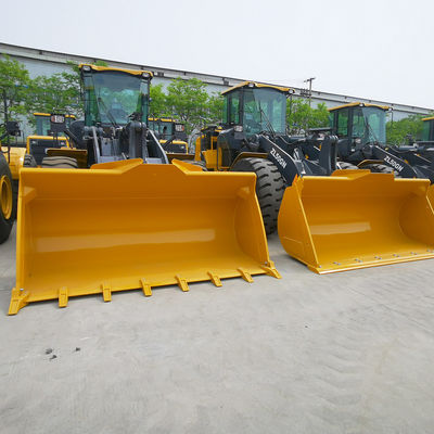 6500kg 운영 무게 LW600KN 휠 로더 상단 수압 실린더와 로켓 버킷