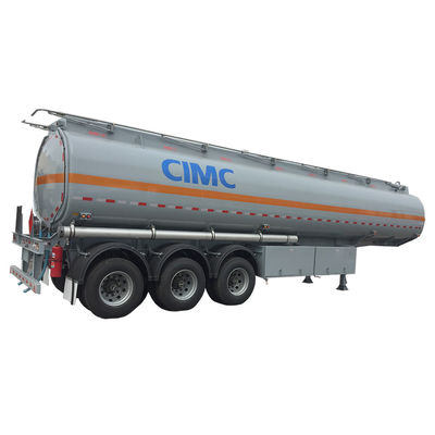 CIMC HUAJUN 3 축 디젤 탱크 트럭 트레일러 30000L-60000L 연료 탱크 반 트레일러