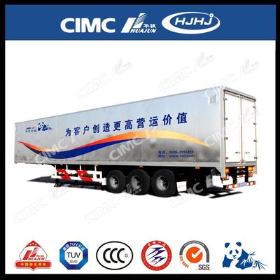 CIMC HUAJUN 사이드 커튼 반 트레일러 트럭 트레일러 스틸 13750*2500 CN HEN 50ton Ce