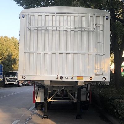 CIMC HUAJUN CE 인증과 함께 60 톤 높은 사이드 보드 울타리 반 운송 트레일러