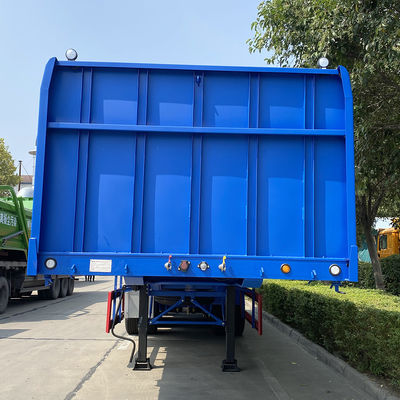 핫 4 축 평면 반 트레일러 1000mm 사이드 왈드 60T 12.00R20 타이어 최대 실력