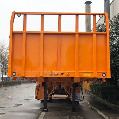 CIMC HUAJUN 3 축 펜스 화물 반 트레일러 최대 용량 25001-30000 kg