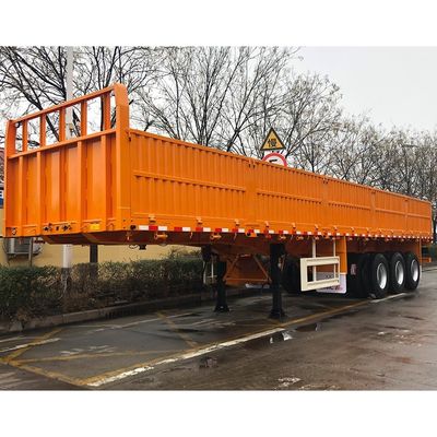 CIMC HUAJUN 3 축 펜스 화물 반 트레일러 최대 용량 25001-30000 kg