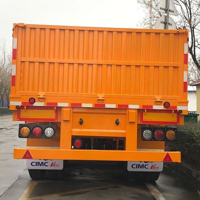 CIMC HUAJUN 3 축 펜스 화물 반 트레일러 최대 용량 25001-30000 kg