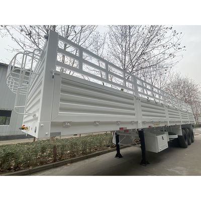 FUWA 13TON 축 CIMC HUAJUN 3 축 13000*2690*1500 흰색 화물 반 트레일러