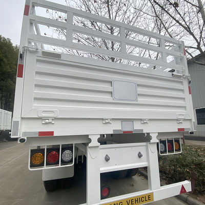 FUWA 13TON 축 CIMC HUAJUN 3 축 13000*2690*1500 흰색 화물 반 트레일러