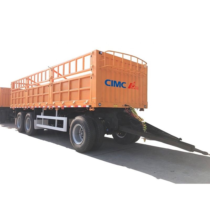 T700/Q345 스틸 본 빔을 가진 반 트레일러 60 년 CIMC HUAJUN 신뢰성