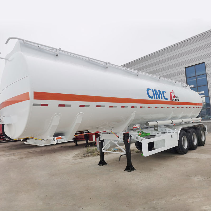 Fuwa 3 Axles 45000 리터 알루미늄 합금 연료 또는 스테인리스 스틸 시멘트 탱커 트레일러