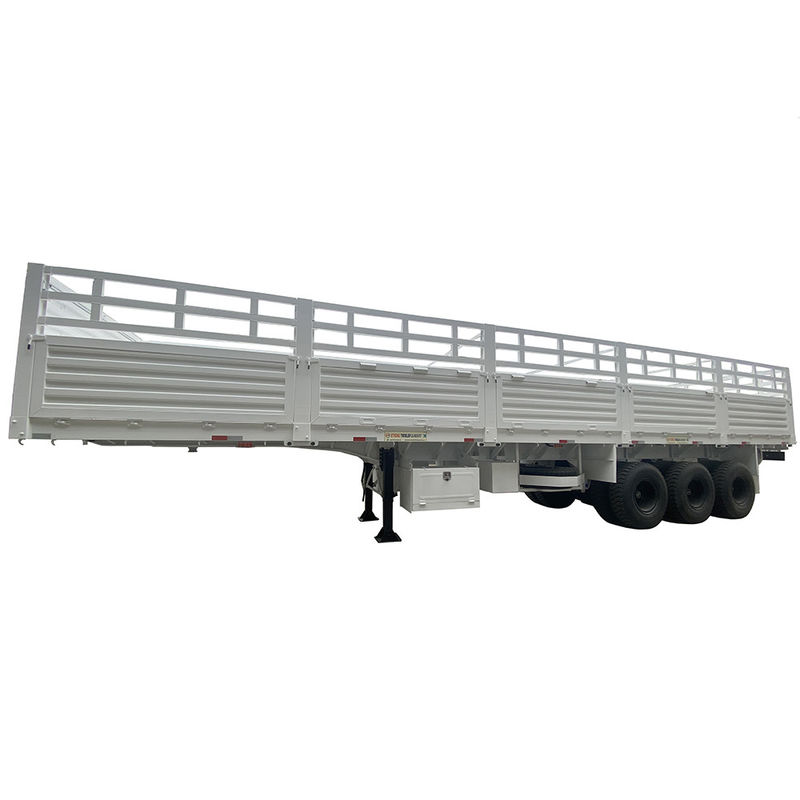 FUWA 13TON 축 CIMC HUAJUN 3 축 13000*2690*1500 흰색 화물 반 트레일러